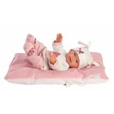 Llorens 26312 NEW BORN HOLIKA - realistick panenka miminko s celovinylovm tlem 26 cm